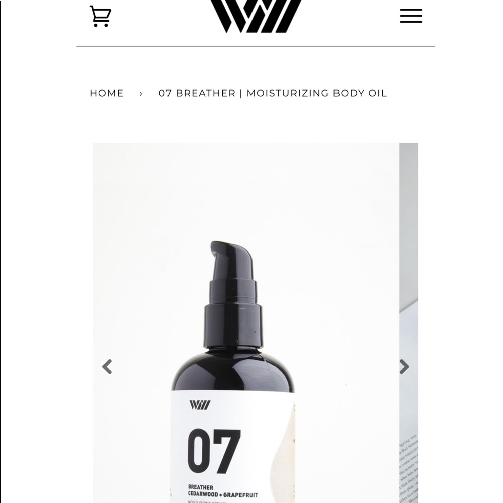 Way of Will moisturizing body oil